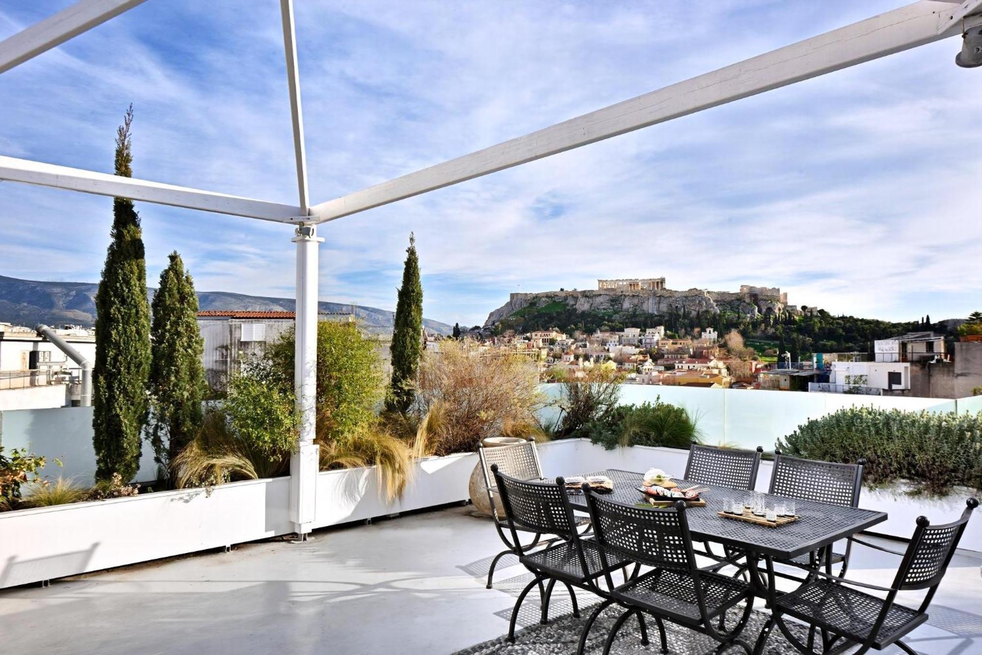 Stunning Athens Penthouse Historic Centre Location Alto Penthouse Acroposlis View Psyrri Villa Exterior photo